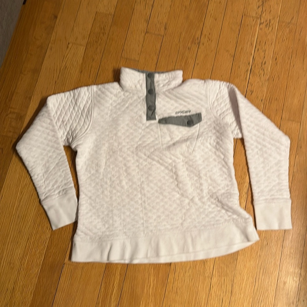 Spyder 1/4 Button Pullover Quilted Jacket